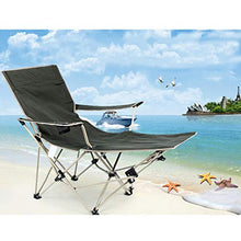 XIAOLY Sedia da Spiaggia/Sedia Pieghevole Multifunzione/Poltrona Reclinabile, Pieghevole Portatile, Adatta per Giardino, Spiaggia, Pesca, Campeggio,Green