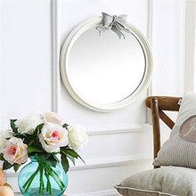 Specchio rotondo con arco per il bagno Bianco parete Vanity Specchio | Ragazza trucco Specchio Design unico Wall Décor-18 "x15.3" JoinBuy.R