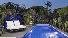 Cuscini Belem ecopelle Bianco mis.120x60 + schienali 60x60 pz.02 per Esterno/Interno arredo pallet da Giardino Divanetto per bancale Cuscini interno poliuretano Tessuto Lavabile Sfoderabile