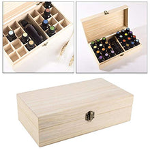 Colcolo Scatola Portaoggetti per 25 Slot in Legno