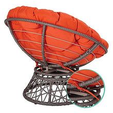 selfdepen Cuscino per Sedia Egg Swing Cuscino Rotondo Cuscino per Sedia Appeso Cuscino per Culla Cuscino Sostituibile (Solo Cuscino, Sedia Non Inclusa)