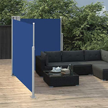 Tenda da sole allungabile blu 160 x 600 cm