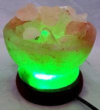 Artigianato Lampada di Sale USB dell'Himalaya braciere