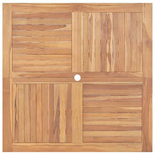 vidaXL Tavolo da Giardino Pieghevole 120x120x75 cm in Legno di Teak