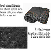 Shade net Rete per Ombrellone Nera, Varie Misure Disponibili, Materiali Ecologici di Alta qualità, Rete per Schermatura E Isolamento Termico per Cortile E Balcone Domestici