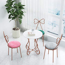 CSQ-Confortevole Ragazze Camera Trucco Sgabello, dormitorio Sgabello Decorativo Arte del Ferro dei Capelli Parrucchiere Salone di Bellezza Reception Sgabello Mobili Decorativi