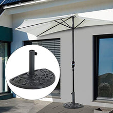 Outsunny Base per Ombrellone con Palo da 35mm / 38mm / 48mm Cemento Φ50x32x32cm
