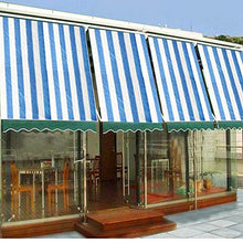 YS Panno Parasole Multiuso per Esterni 90% Uv Nero Panno Ombreggiante in Rete Premium Colori per Schermi Solari,Blu,4X8M