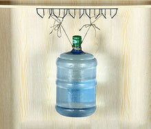 GJSN Portabici per Vino, Sospensione Bianca 5 per la Maior Parte Degli Occhiali Cornice in Acciaio Verniciato,30 * 22.5 Cm,30 * 22.5 Cm.