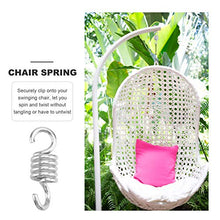 Yardwe 2 Pezzi Molla di Sospensione per Amache e Altalene a Dondolo Swing Molle per Dondolo da Giardino in Acciaio Inox 440Lbs.Capacity (6.7mm)