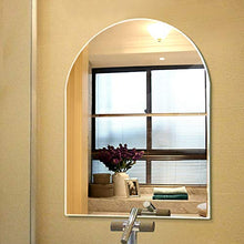 Bathroom mirror Specchio, Bagno, Specchio a Muro ad Arco, Specchio lavabo Senza Cornice 45 * 60 cm