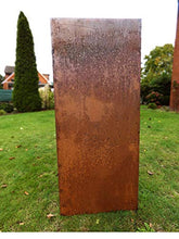 Irony24 - Paravento in ruggine, 150 x 65 cm, con ancoraggio a terra
