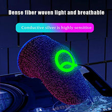 Congci 2 Pezzi Luminosi Controller di Gioco Mobile Tasche per Le Dita Guanti da Gioco per telefoni cellulari Touch Screen culle per Dita Gioco Dita Manica Antiscivolo