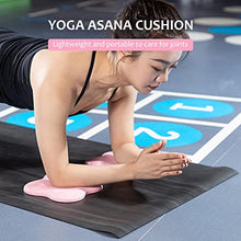 Rlevolexy Cuscino per Ginocchia Yoga da 2 Pezzi Cuscini in PU Extra Spessi per Ginocchia Gomiti Polso Mani Schiuma per la Testa Yoga Pilates Allenamento Cuscino in Ginocchio