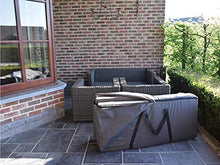 Perel Garden oclcb-XL Custodia Protettiva per Lounge di Cuscino, Nero, 200 x 75 x 60 cm
