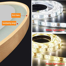 BATH Specchio Rotondo a LED Illuminato, Specchio da Bagno a Forma di Mezzaluna Impermeabile a Parete