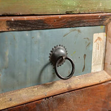 Tidyard Armadietto cassettiera in Legno di Recupero con 4 Cassetti