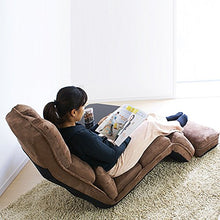 Poltrone LHA Lazy Sofa Letto Singolo Sedia da Letto Balcone Sgabello da Giardino Sedia Pieghevole Soft Lounge Chair