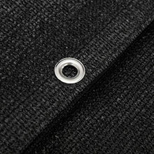 FANGJIE Rettangolare Telo da Sole in 95x800cm Idrorepellente Balcone Privacy Antivento per Balcone Giardino, Nero