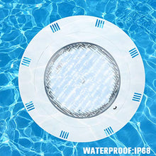Luce per piscina subacquea, luce per piscina a LED RGB in ABS impermeabile facile da installare, fontane musicali per piscine per parchi acquatici