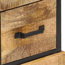 FAMIROSA Credenza 60x30x75 cm, in Legno Massello di Mango