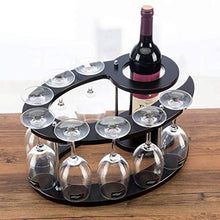 BINGFANG-W Wine Rack Legno Calice Rack Upside Down Home Vino Shelf Governo del Vino Decoration Portavini