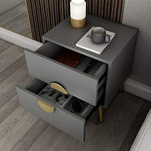 LILIS Comodino,comodini Camera da Letto Comodino Nordic Minimalista Camera Appartamento Piccolo Governo di Immagazzinaggio Due Cassetti
