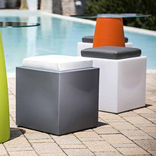 TEKCNOPLAST Comfy Square Vaso, Plastic, Marrone, 40x40x47