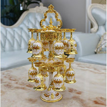 Portabicchiere da Vino in Lega in Stile Europeo, Calice da 12 Bicchieri da Vino, Accessori per la casa, H32 * L15cm