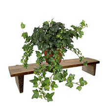 Mojawo - Sgabello per fiori, in legno, 58 x 12 x 9,5 cm