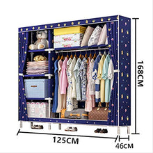 Yuan Ou Armadio Mobili Quando Il Quarto Armadio Non Tessuto Fold Camera Mobile Portatile 128 * 46 * 168cm 2