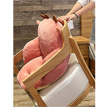 HB.YE - Cuscino per sedia con schienale e seduta antiscivolo, per sedia da giardino, per esterni, per ufficio e interni Rose Clair Licorne