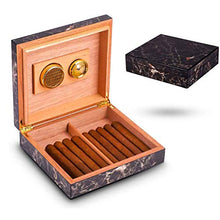 YUTRD ZCJUX Igrometro con umidificatore umidificatore - Resistente all'Uso Versatile Strong Resistente all'Uso Seal Buono Cigar Box Valigia Cigar Box
