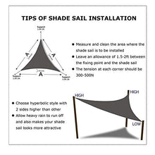 WWYL, tenda parasole impermeabile, tenda da sole con protezione dai raggi UV, 98% per esterni, giardino, terrazza (con corda gratuita) (3 x 3 x 3 m, giallo-verde)