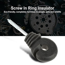 50 pz. Isolatori per anelli a vite, isolanti per recinti elettrici Accessori per legno nero