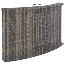 vidaXL Set Lettino Prendisole Pieghevole 5pz Polyrattan Grigio Sdraio Cislonga