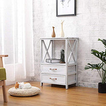 Unknow Comodino X-Design in Legno, comodini con comodini, Arredamento Camera da Letto con ripiano Inferiore cassetto (Tipo 3)