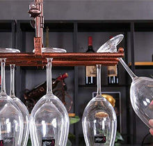 HZWLF Scaffale Decorativo per soffitto in Ferro da Appendere in Ferro Stile Semplice per Bar, ristoranti, cucine