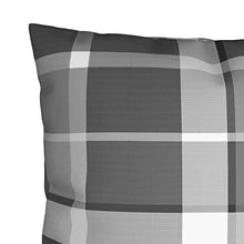 vidaXL Cuscini Decorativi 4 pz Grigi a Quadri 40x40 cm in Tessuto
