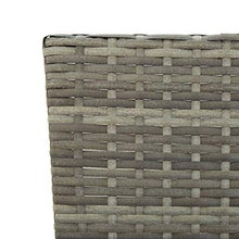VidaXL - Panca da giardino con cuscini, 176 cm, in resina intrecciata