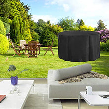 Fodere per mobili da giardino 128X71cm, Telo da giardino rotondo e fodera per set di sedie, Telo da esterno impermeabile, Antipioggia e pioggia, resistente allo sbiadimento, per sedie da tavolo r
