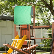TOPINCN Copertura per Altalena per Bambini Parco Giochi Tettoia per Tetto Impermeabile Copertura di Ricambio Ombrellone per Giardino(Green)