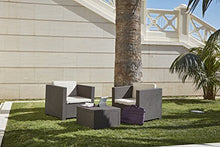 Shaf Diva Tête à tête – Set Balcone, 80 x 60 x 73 cm, colore: cioccolato