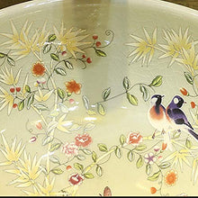Lavabo rotondo da bagno Retro Creative Jingdezhen Ceramic Hotel Lavabo antispruzzo Lavabi (dimensioni : 30CM)