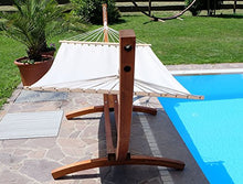 SAS 350cm XL Supporto deluxe in legno larice per Amaca con Amaca LUCIA di AS-S