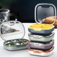 DOITOOL Contenitore per pillole da viaggio, 1 pezzo, contenitore per pillole, organizer per medicine, mini scatola