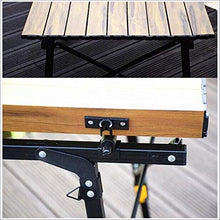 JINPENGRAN Tavolo da Picnic Portatile, Tavolo Pieghevole all'aperto,90cm