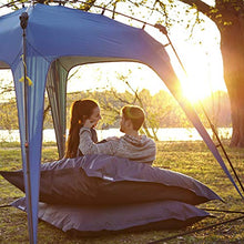 Lumaland Parete Laterale Tenda Padiglione Tenda da Giardino Ideale per i Party Sistema QuickUp di Montaggio Blu