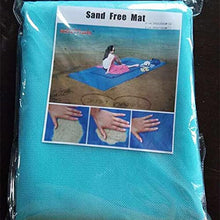 Eantpure Cuscino autoguidante per Spiaggia da Esterno Portatile da Mare Camp-Green_1.5 * 1.5m