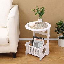 Comodini da comodino con cestino rotondo per computer portatile, comodino, divano letto, libreria, scaffale per casa, ufficio, comodino